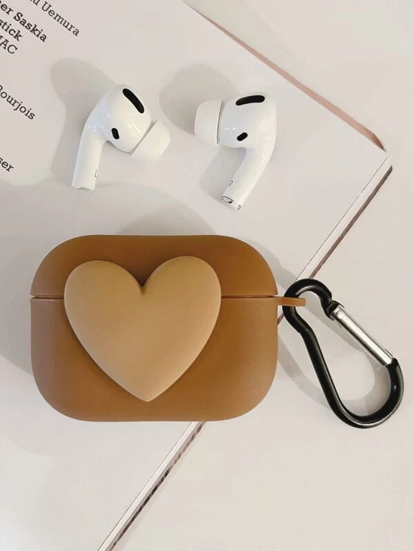 เคส เหมาะกับ Airpods ตกแต่ง หัวใจ 3D e-70