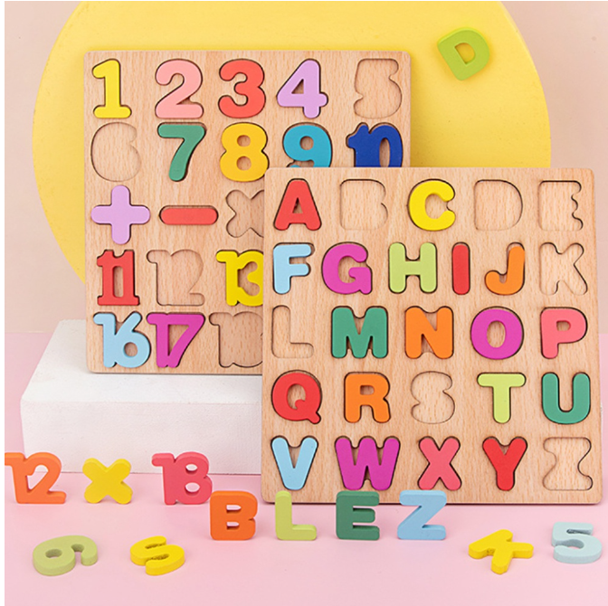 MM68-ของเล่นไม้ บล็อคไม้เสริมพัฒนาการเด็ก บล็อคไม้เลขาคณิต ของเล่นเด็ก ของเล่นมอนเตสซอรี่ ของเล่นก่อนวัยเรียน