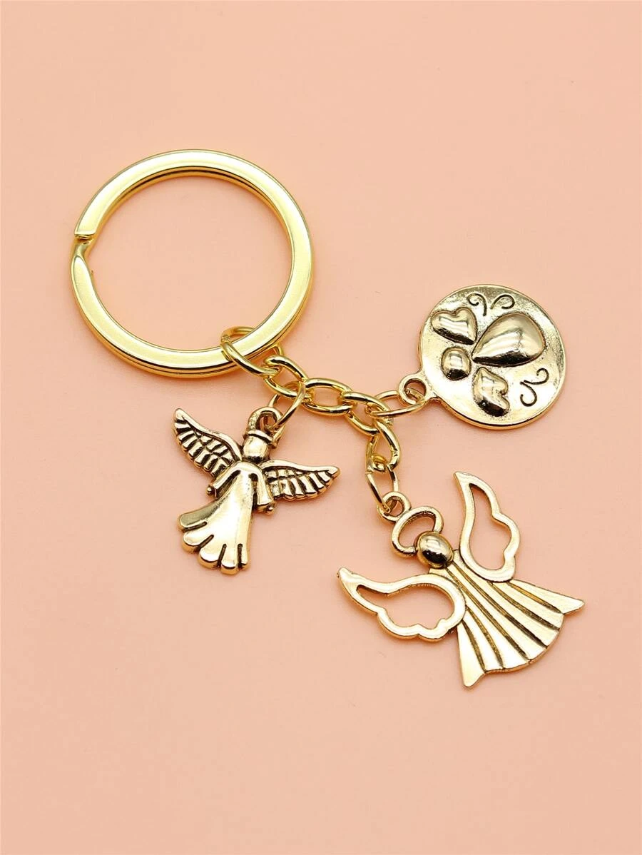 พวงกุญแจ นางฟ้า จี้  k-06