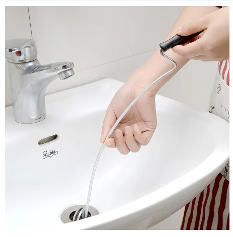 ROB30-เหล็กทะลวงท่อ งูเหล็กทะลวงท่อตัน ทะลวงท่อน้ำตัน อ่างล้างหน้าตัน ชักโครกตัน งูเหล็กทลวงท่อตันแบบมือหมุน