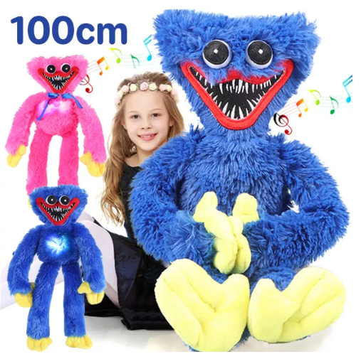 KID92-【Max1】Poppy Playtime ของเล่นตุ๊กตา 100/80/40cm ร้องเพลง ตุ๊กตาตัวละครในเกม huggy wuggy ตุ๊กตา ของขวัญ COD