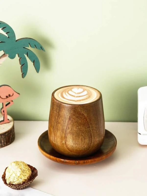 1 ชิ้น ไม้ ถ้วย พร้อม นอร์ดิก แก้วน้ำ สำหรับ ครัว  oo-15