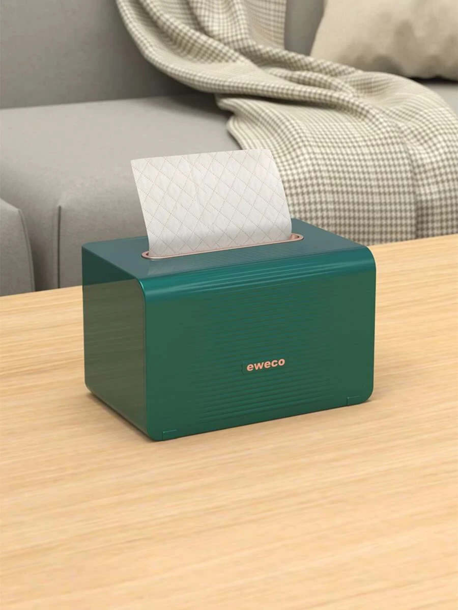 กล่องทิชชู่ พลาสติก เนื้อเยื่อ จัดเก็บ มินิมอลลิสต์ การออกแบบ ตัวอักษร สำหรับ บ้าน 1 ชิ้น  nn-172