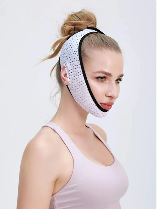 1pc Contrast Binding ต่อต้าน Snoring Chin Rest  d-62