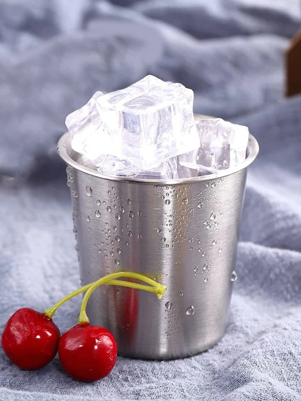 ถ้วยดื่ม สแตนเลส มินิมอลลิสต์ สำหรับ เครื่องใช้บนโต๊ะอาหาร โต๊ะ 1 ชิ้น  oo-18