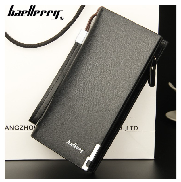 TOP22-BAMMT415 กรอกโค้ดลดสูงสุด 20.- กระเป๋าสตางค์ Baellerry กระเป๋าสตางค์ใบยาวของผู้ชาย กระเป๋าสตางค์ผู้ชาย MPQ4