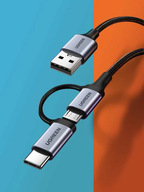 UGREEN สายข้อมูล 2 in 1 1 ชิ้น b-93