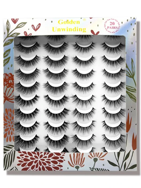 ขนตาปลอม ตาแมว 20 คู่  g-46