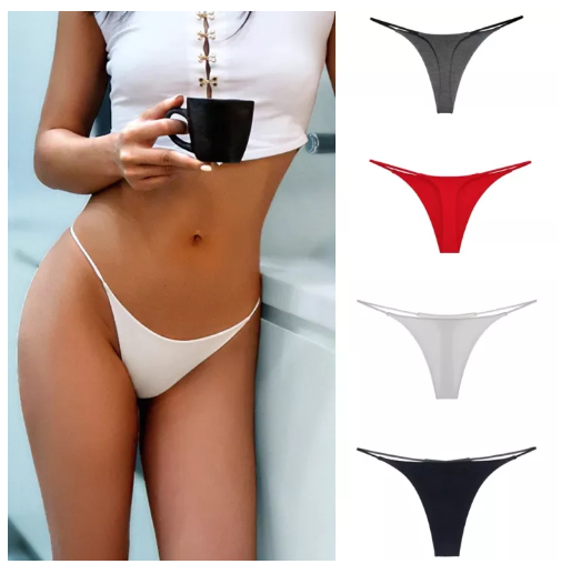 PAN65 ผ้าฝ้ายชุดชั้นในสตรีกางเกงชั้นในเซ็กซี่กางเกงในหญิงทองสีทึบกางเกงชั้นในกางเกงชั้นในชั้นในสตรี M-XL Design