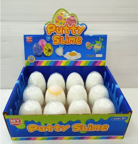 ONE90-สไลม์ ไข่ดาว ไข่ตอก ตอกได้ ทุกฟองมีซีล แพคสวยแข็งแรง 1กล่องมี12ฟอง