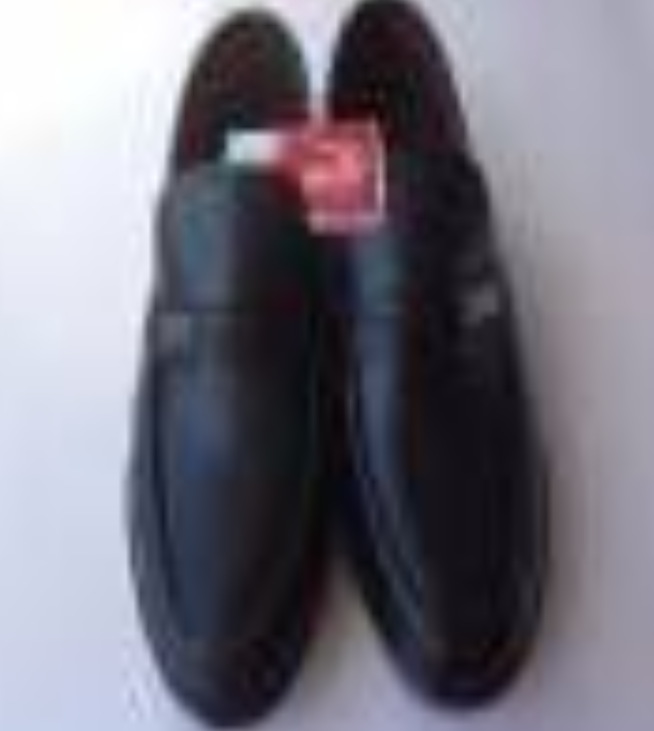 PE74-รองเท้าคัชชูยางผู้ชาย KITO สีดำ