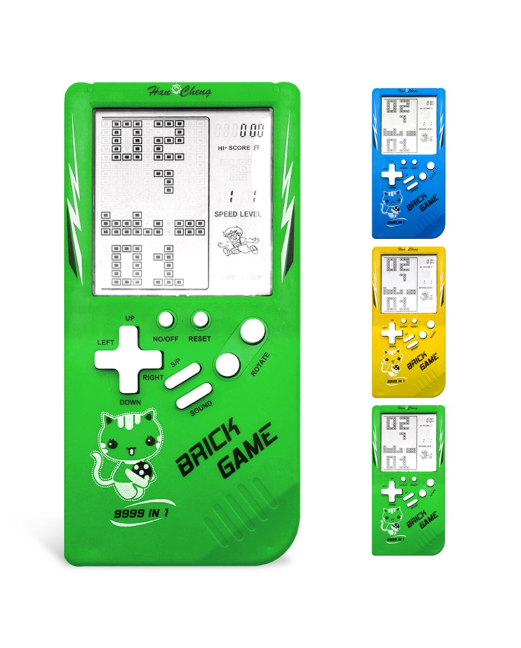 ROM100-ERORO เครื่องเกมคลาสสิกย้อนยุค เครื่องเกม Tetris เกมพกพามือถือ เกม Tetris แบบพกพา 4.6