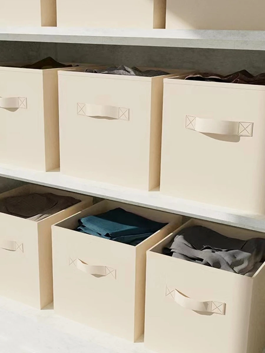 กล่องเก็บของ สีพื้น พับได้ 1 ชิ้น  gg-62