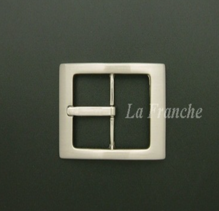 MAN56-หัวเข็มขัดแกนกลางสีนิกเกิ้ล, ขนาด 1.2 นิ้ว - code 2n04001