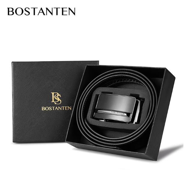 TOP72-[ส่งจากไทย] Bostanten's เข็มขัดคลาสสิก ขายดีที่สุด กล่องของขวัญ แฟชั่นสําหรับผู้ชาย ทนทาน
