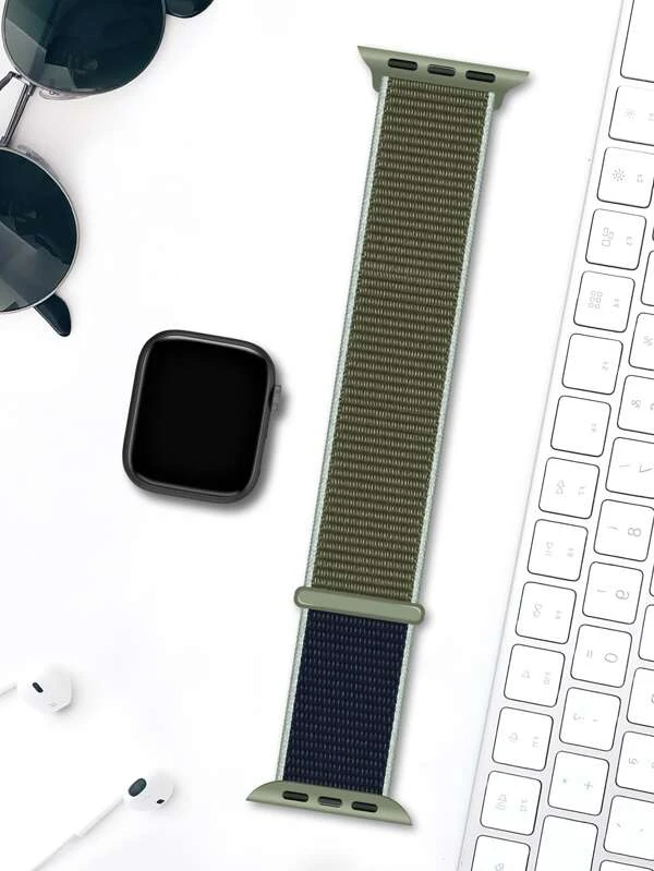 สายนาฬิกา เหมาะกับ Apple Watch บล็อคสี 1 ชิ้น  น-39