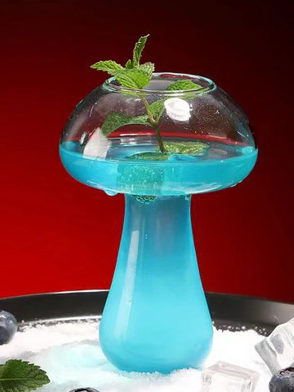 1 ชิ้น แก้วไวน์ แก้วค็อกเทล ค็อกเทล แชมเปญ รูป เห็ด  oo-36