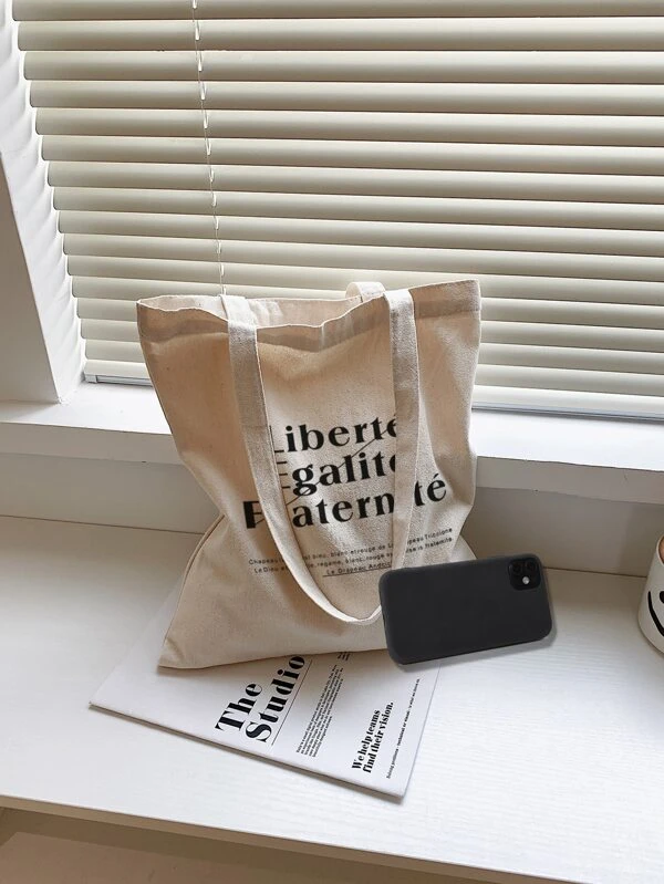 กระเป๋าช้อปปิ้ง ภาพกราฟิกตัวอักษร n-63