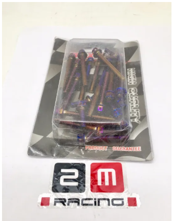 FU153-น็อตแคร้งเครื่อง R15/น็อตชุดแคร้งเครื่องสแตนเลส YAMAHA รุ่น R15 ( 22 ตัวครบชุดซ้ายขวา)/อะไหล่แต่งR15/น็อตชุดแท้งเลสR15/น็อตเลสหัวเจาะ