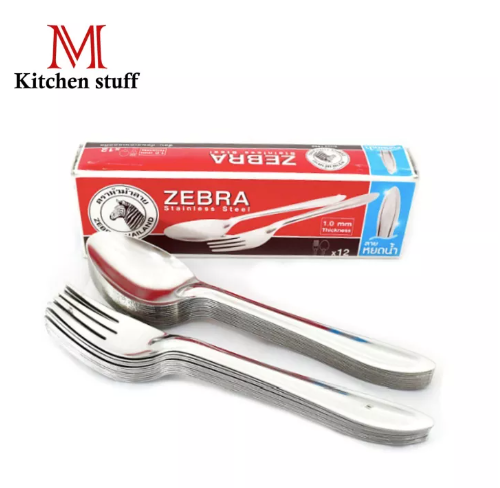 KIT44-M Kitchenstuff stainless steel fork and spoon 12 pairs