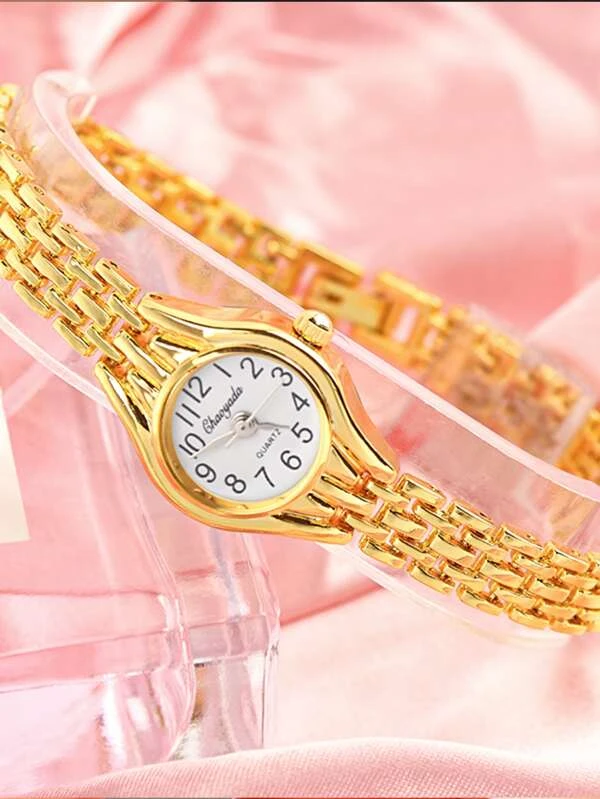 นาฬิกาควอทซ์ ตัวชี้ แบบกลม   น-0110