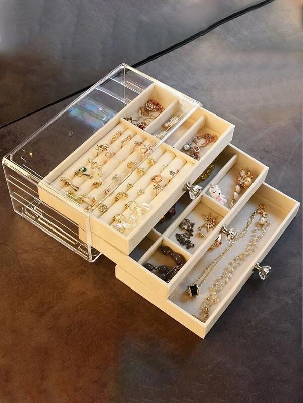 กล่องเก็บเครื่องประดับ หลายชั้น 1 ชิ้น  i-95