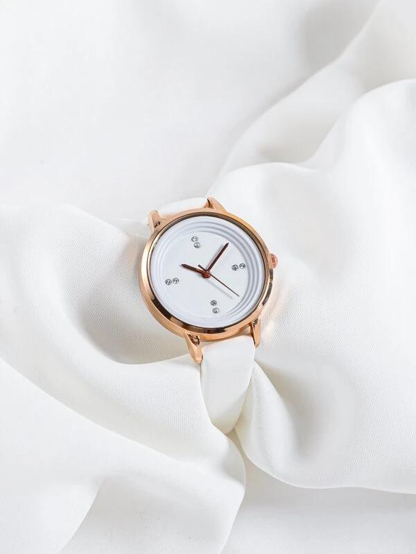 นาฬิกาควอทซ์ ตัวชี้ แบบกลม น-112