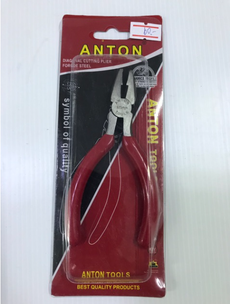 MW93-คีมปากจิ้งจก คีมปากแหลม คีมตัดสาย คีมปากนกแก้ว 5” ANTON