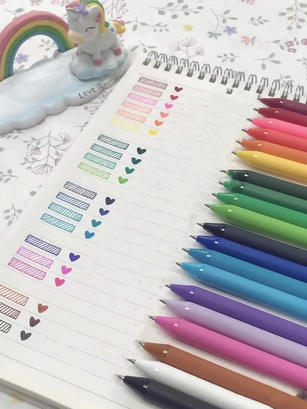 ปากกาลูกลื่น สุ่ม หลากสี 1 ชิ้น s-80