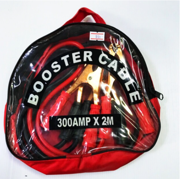 MW67-สายพ่วงแบตเตอรี่ 300Amp 2M พร้อมกระเป