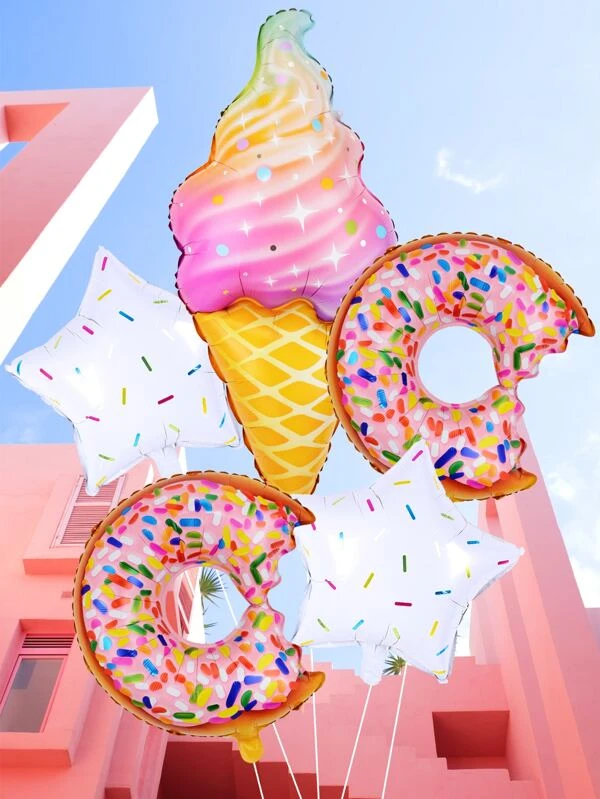 คละแบบ ลูกโป่ง 5 ชิ้น ย-46