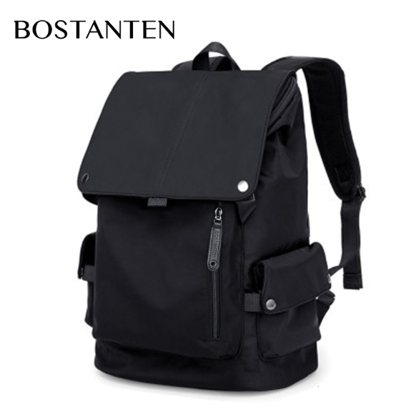 TOP79-[ส่งไวจากไทย] BOSTANTEN กระเป๋าเป้สะพายหลัง กันน้ำ จุของได้เยอะ ใส่คอมพิวเตอร์ขนาด 15 นิ้วได้