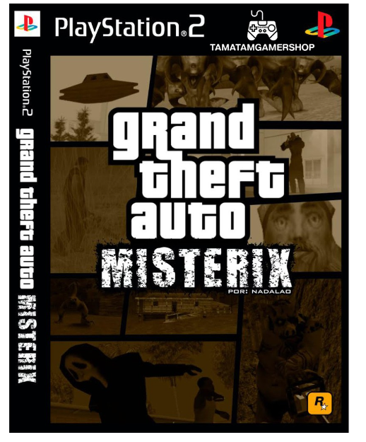 TM09-GTA MISTERIX mod San AndreasPs2 แผ่นเกมส์PS2 เกมเพล2 แผ่นplay2 Grand Theft Auto GTA San Andreas MISTERIX 2 MOD