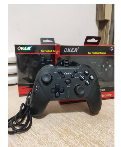 RE20-( Gamepad Controller ) จอยเกมคอม สำหรับเล่นเกม PC/PS3/Android ยี่ห้อ OKER เสียบแล้ว เล่นได้เลยไม่ต้องติดตั้ง
