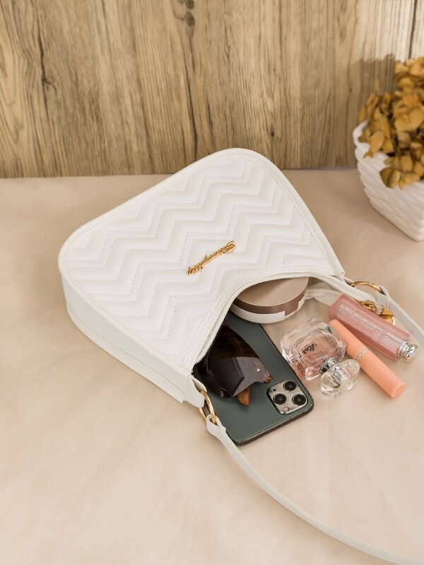 กระเป๋ารูปสัตว์ ตกแต่งด้วยโลหะ ผ้าควิลท์ ลวดลาย