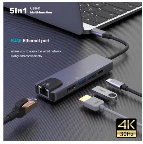 PD29-Lan Adapter 100 Mbps USB 3.0 TypeC Network Adapter Hub อุปกรณ์เสริมสำหรับต่อสายแลนคอมพิวเตอร์ โน๊ตบุ๊ค PC ทั่วไป โทรศัพท์มือถือ Huawei mate10/20/P20/P30 Samsung S8Note 9 Nintendos#T-001