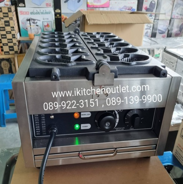 DEE18-เตาไทยากิไฟฟ้า เตาขนมรูปปลาญี่่ปุ่นไฟฟ้า