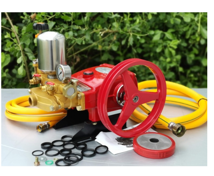 M-73 ⚡️ปั๊มพ่นยา 3 สูบ 1 นิ้วแบบหม้อลม ✅แบบหม้อลมรู 30 mm