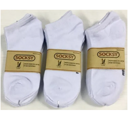 FJ47-พร้อมส่ง ถุงเท้านักเรียนราคาถูก ถุงเท้าข้อสั้น