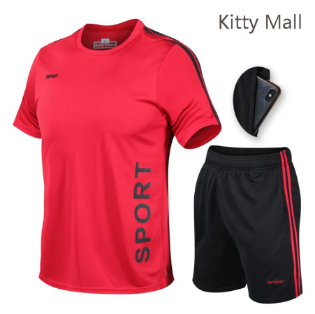 BIG89-ชุดกีฬาสองชิ้นชุดกีฬาแห้งเร็ว / ฟุตบอล / ฟิตเนส / วิ่ง / บาสเก็ตบอล / เทรนนิ่ง [กทม. พร้อมส่ง]