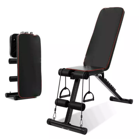 ก-001 เก้าอี้ซิทอัพ เครื่องบริหารกล้ามเนื้อ เครื่องบริหารหน้าท้อง เครื่องออกกำลังกาย มีสปริงดึงตัวและสายแรงต้าน
