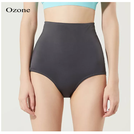 SF97-OZONE HIGH-WAISTED BIKINI บิกินี่เอวสูง สำหรับว่ายน้ำ สีเทา รุ่น WWP101 วันพีช บิกินี่