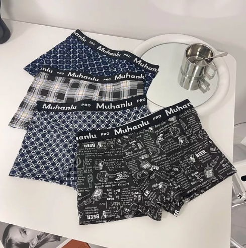 MH20-กางเกงในชายสไตล์เกาหลี ใส่สบาย ผ้านิ่มมาก เนื้อผ้ายืดยุ่นได้ดี ฟรีไซร์ เอว 28-44 นิ้ว รุ่น: 3101