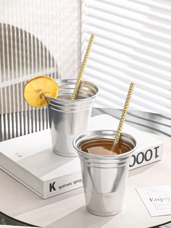 ถ้วย 1 ชิ้น อะลูมิเนียม  oo-59