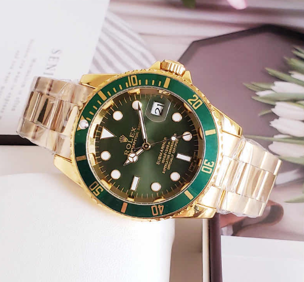 JW101-นาฬิกาข้อมือ Rolex สายหนัง กันน้ํา สไตล์นักธุรกิจ สําหรับผู้ชาย