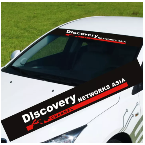 JN49-สินค้าดีสติกเกอร์บังแดดกระจกบังลมหน้าและหลังสำหรับรถยนต์สติกเกอร์บังแดดด้านหน้าสติกเกอร์ติดรถยนต์สติกเกอร์ตกแต่งลายดอกไม้ WRC