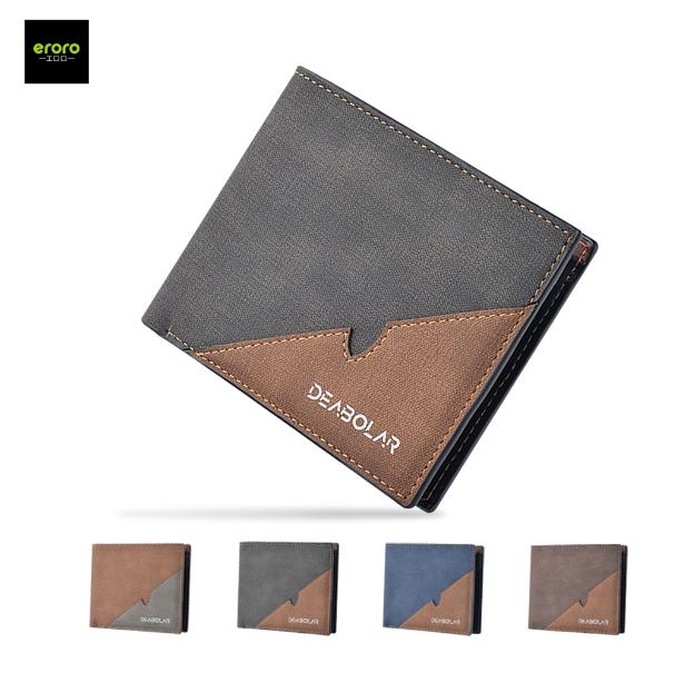 TOP45-ERORO กระเป๋าสตางค์ กระเป๋าตัง กระเป๋าเงิน หนังคุณภาพ กระเป๋าสตางค์ผู้ชายทรงสั้น กระเป๋าสตางค์หนังแฟชั่นสำหรับผู้ชาย