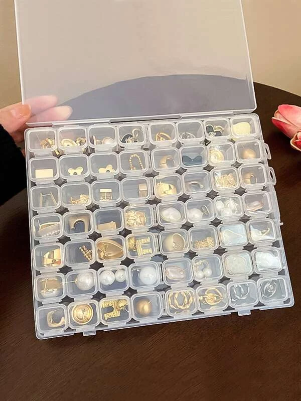 กล่องเก็บเครื่องประดับ โปร่งใส 1 ชิ้น  i-45