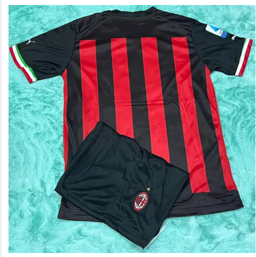 Z62-เสื้อกีฬา เอสี่มิลาน ชุดฟุตบอล ชุดผู้ใหญ่ (ได้ทั้งชุด เสื้อพร้อมกางเกง)ราคาถูก รุ่นใหม่2022/2023