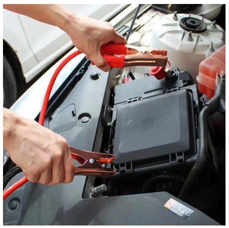 ROB80-สายพ่วงแบตรถยนต์ 500AMP สายพ่วงแบตเตอรี่ สายชาร์ตแบตรถยนต์